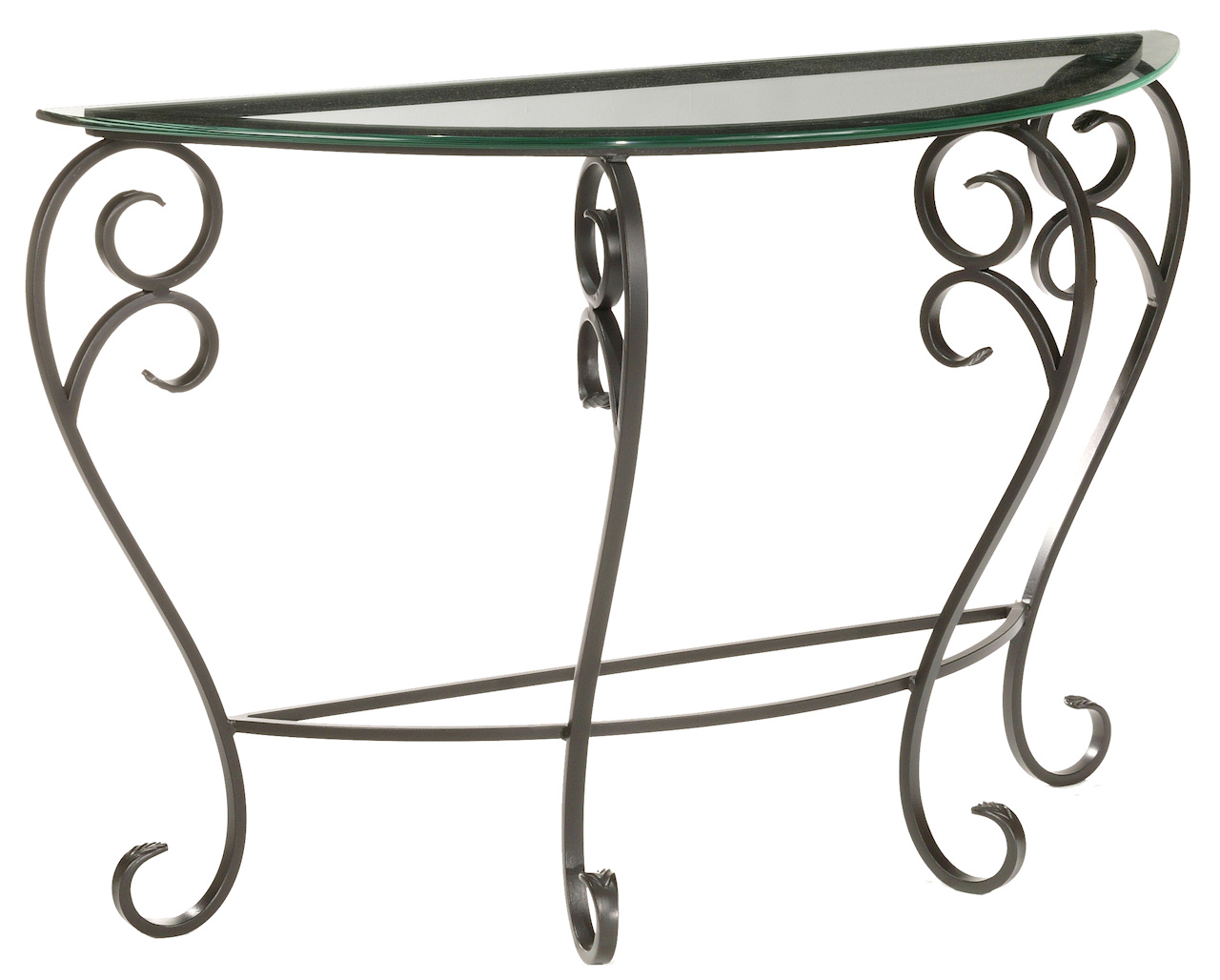 iron console tables on Stratford Hand Forged Iron Console Table